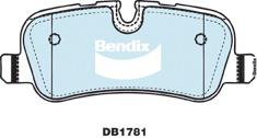 Bendix 4x4 Brake Pad Set Rear DB1781 -4WD