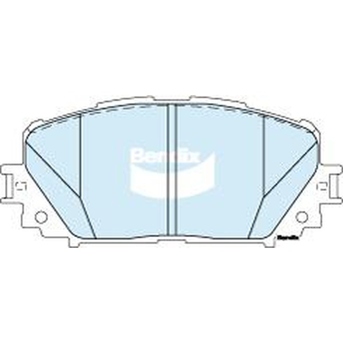 Bendix General CT Brake Pad Set Front DB1785 GCT