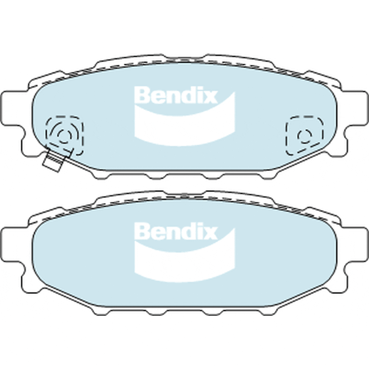 Bendix Ultimate+ Brake Pad Set Rear DB1803 ULT+