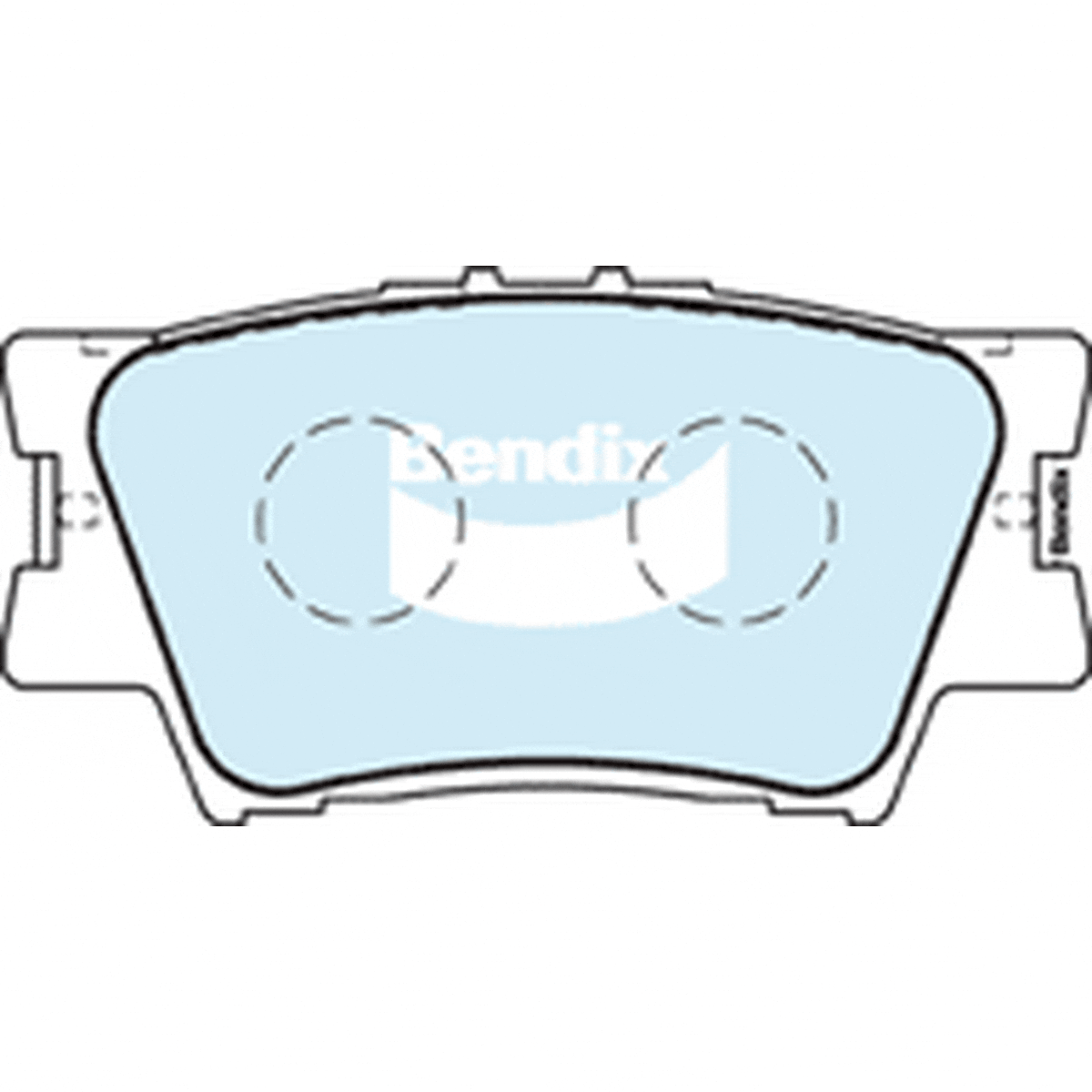 Bendix General CT Brake Pad Set Rear DB1832 GCT