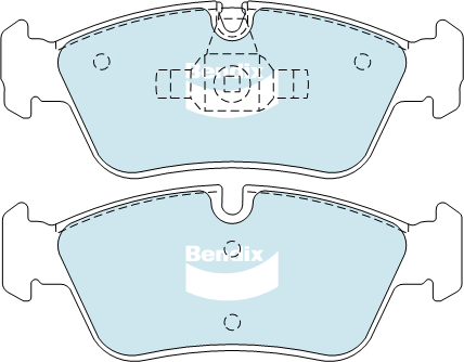 Bendix EURO Brake Pad Set Front DB1833 EURO+