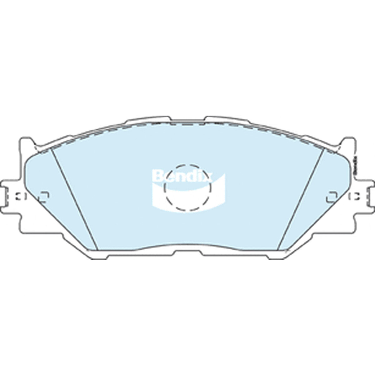 Bendix General CT Brake Pad Set Front DB1852 GCT