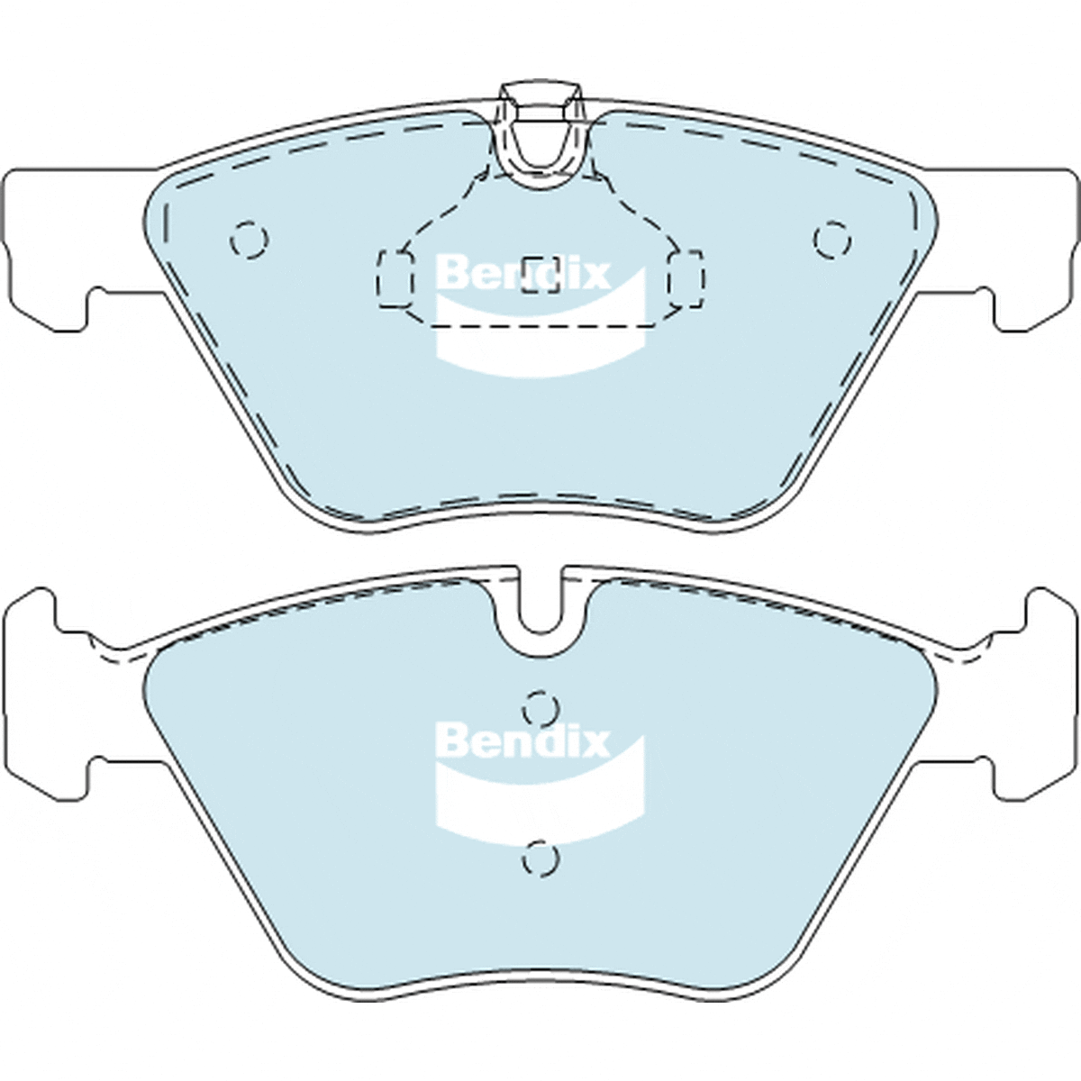 Bendix EURO Brake Pad Set Front DB1856 EURO+