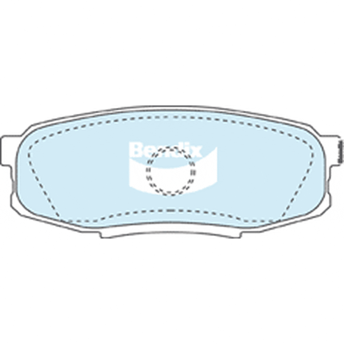 Bendix Heavy Duty Brake Pad Set Rear DB1857 HD