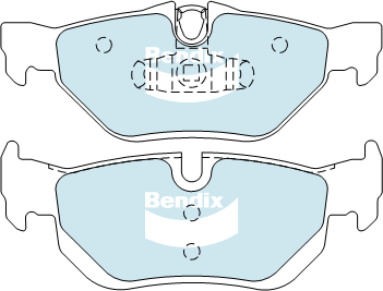 Bendix EURO Brake Pad Set Rear DB1858 EURO+
