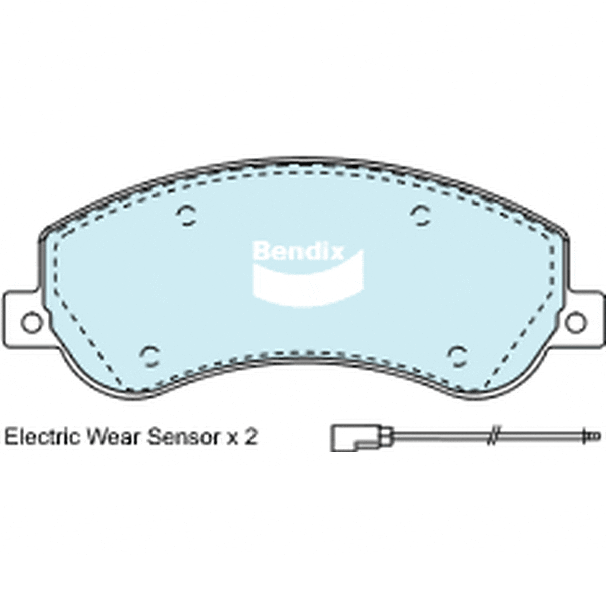 Bendix Ultimate 4WD Brake Pad Set Front DB1915 ULT4WD