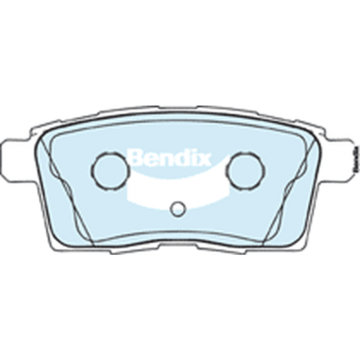 Bendix 4x4 Brake Pad Set Rear DB1917 -4WD