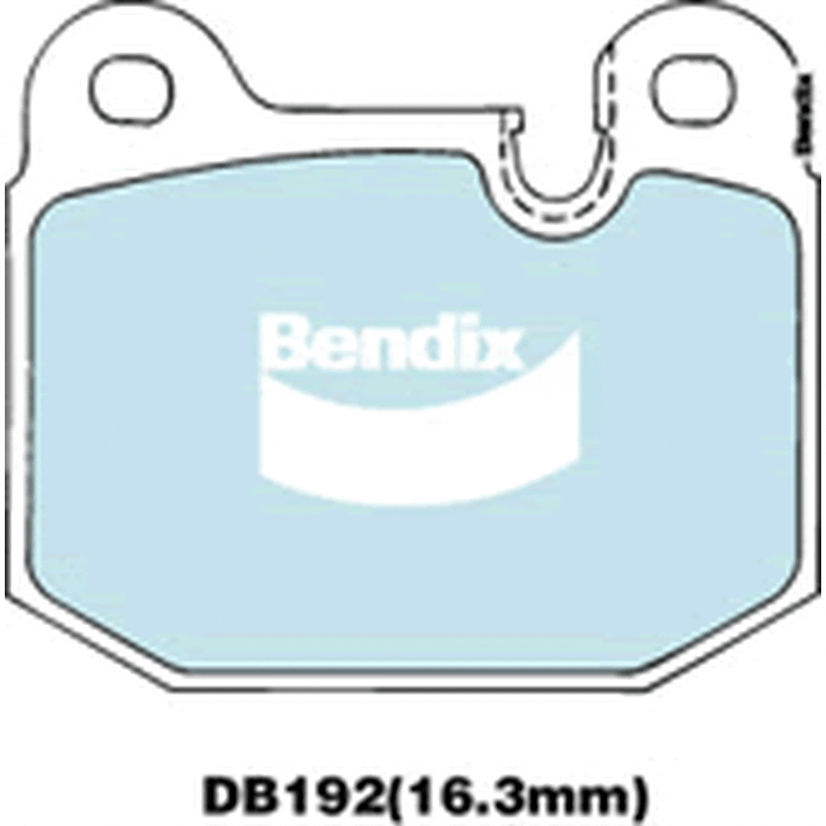 Bendix General CT Brake Pad Set Front DB192 GCT