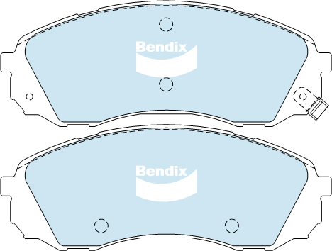 Bendix Heavy Duty Brake Pad Set Front DB1940 HD