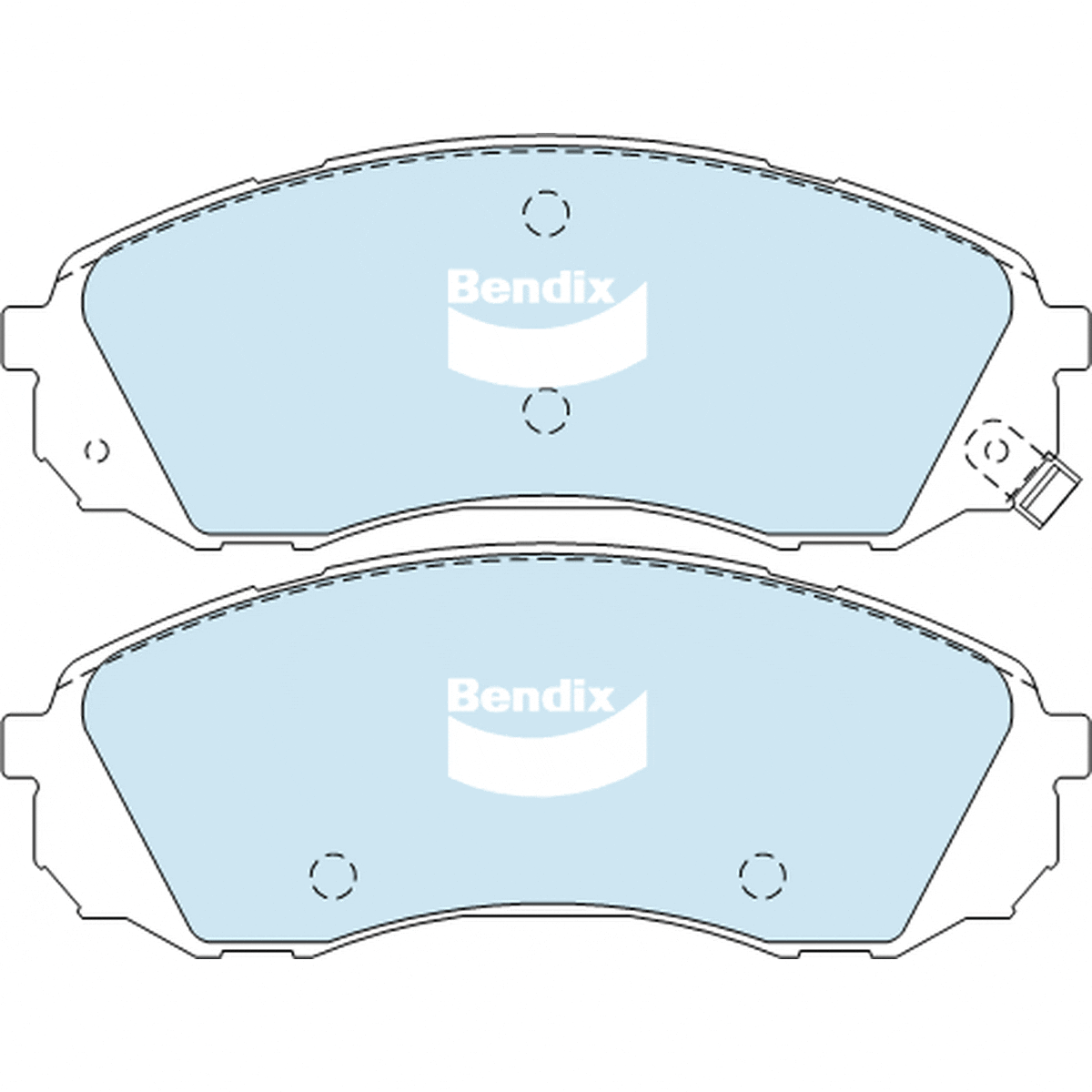 Bendix Ultimate Brake Pad Set Front DB1940 ULT