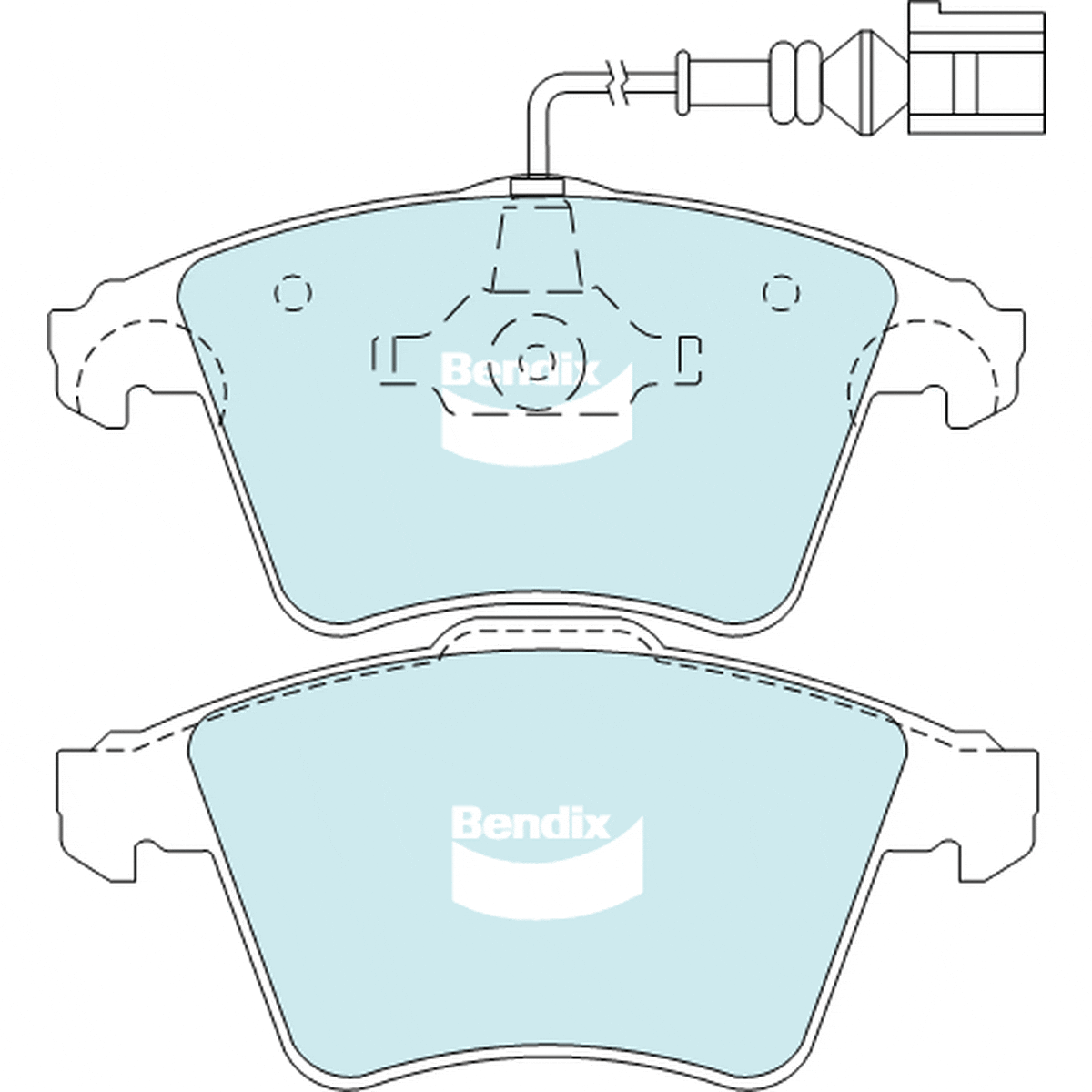 Bendix Heavy Duty Brake Pad Set Front DB1947 HD