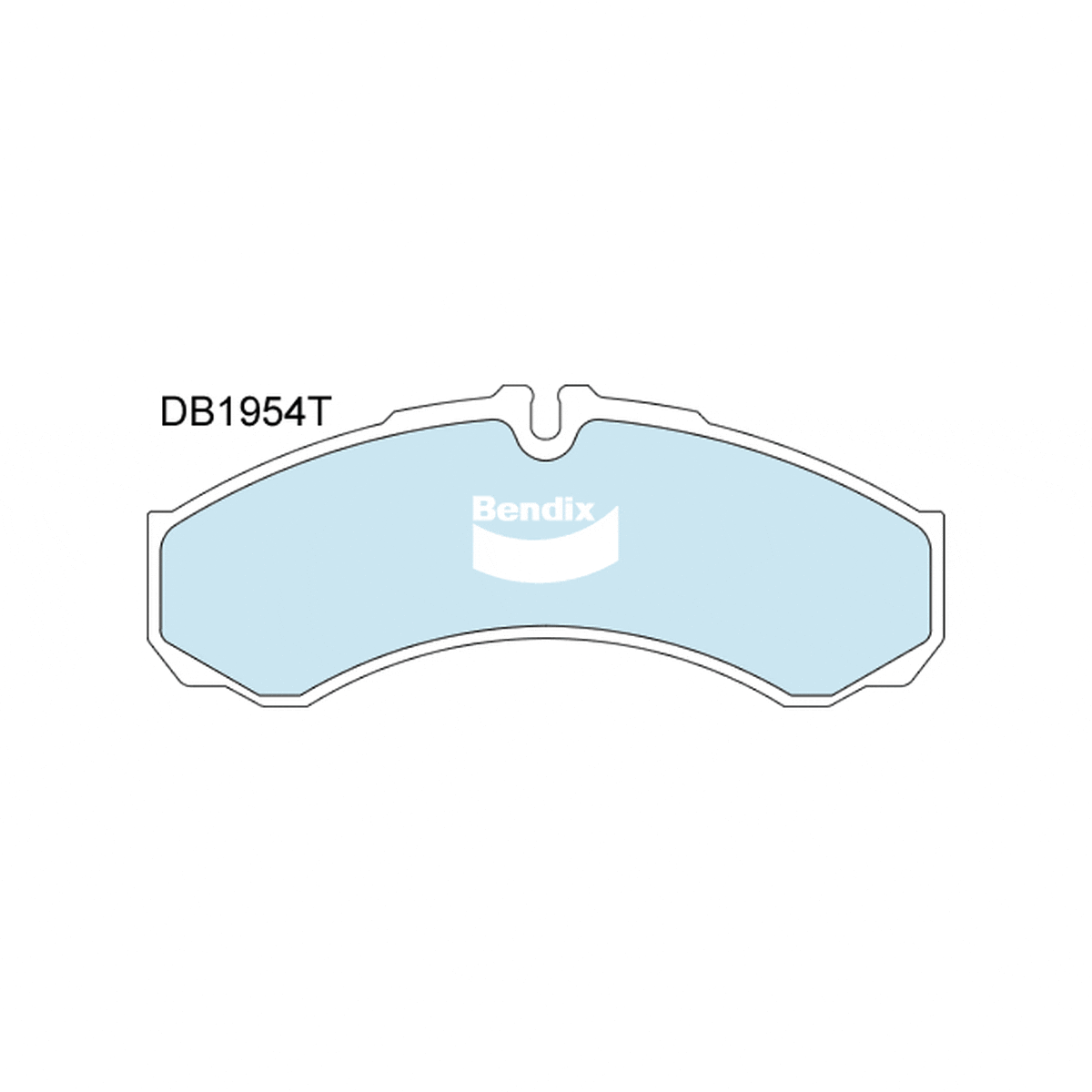 Bendix Heavy Duty Brake Pad Set DB1954T HD