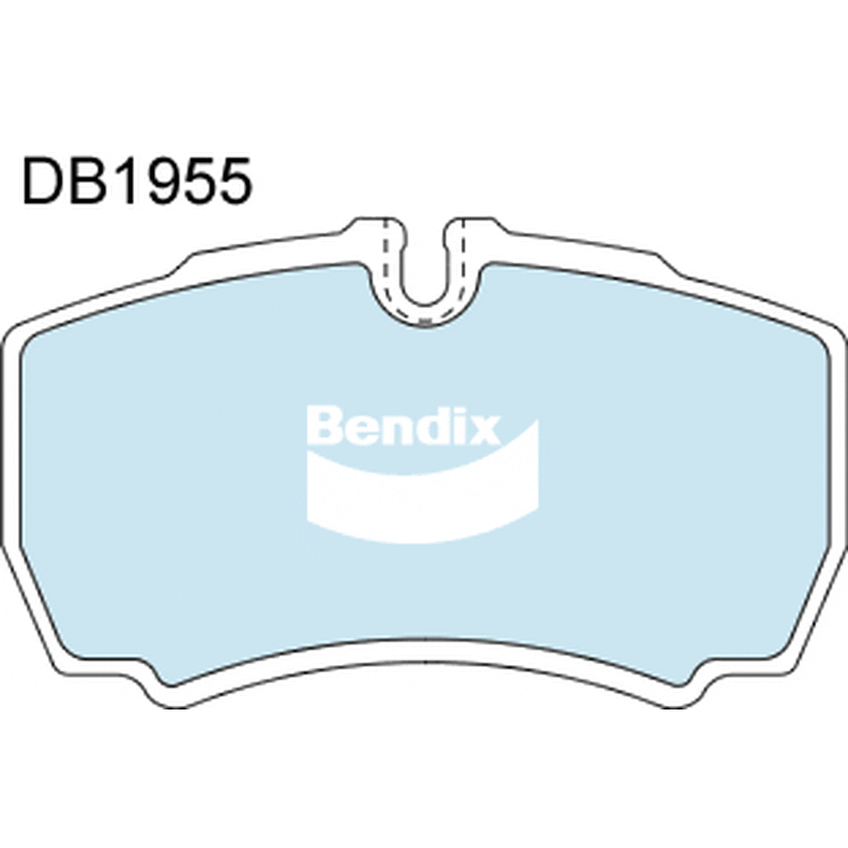Bendix Heavy Duty Brake Pad Set Rear DB1955 HD