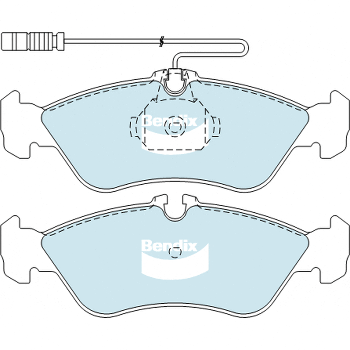 Bendix Heavy Duty Brake Pad Set Rear DB1960 HD