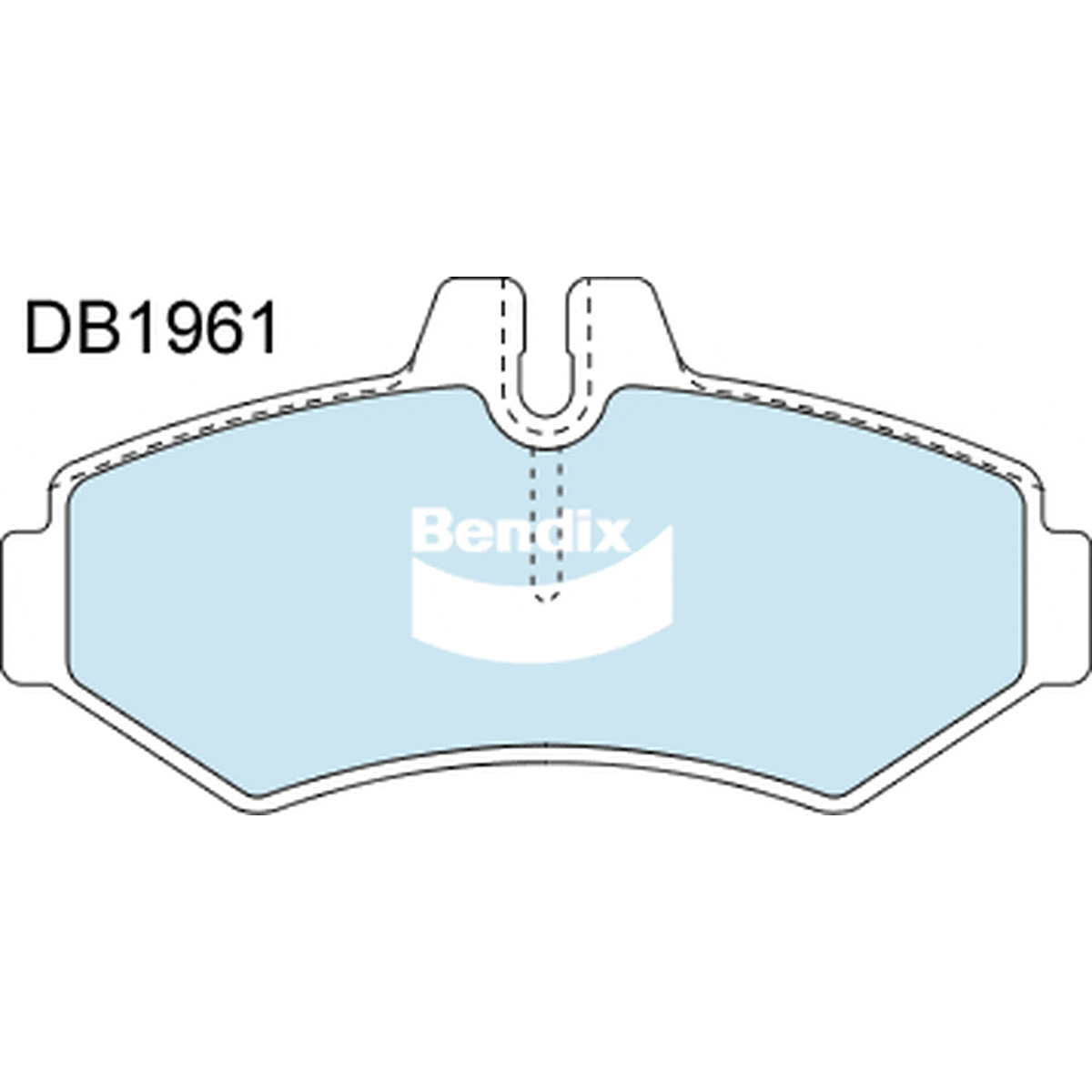 Bendix Heavy Duty Brake Pad Set Rear DB1961 HD