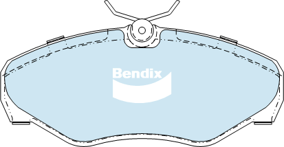 Bendix EURO Brake Pad Set Front DB1962 EURO+
