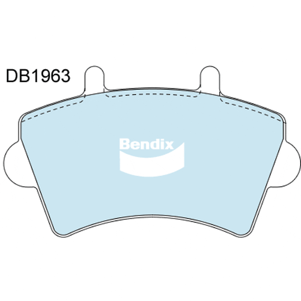 Bendix Heavy Duty Brake Pad Set Front DB1963 HD