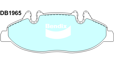 Bendix EURO Brake Pad Set Front DB1965 EURO+