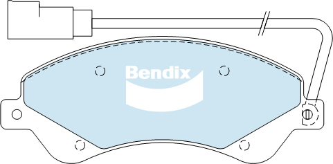 Bendix Heavy Duty Brake Pad Set Front DB1967 HD