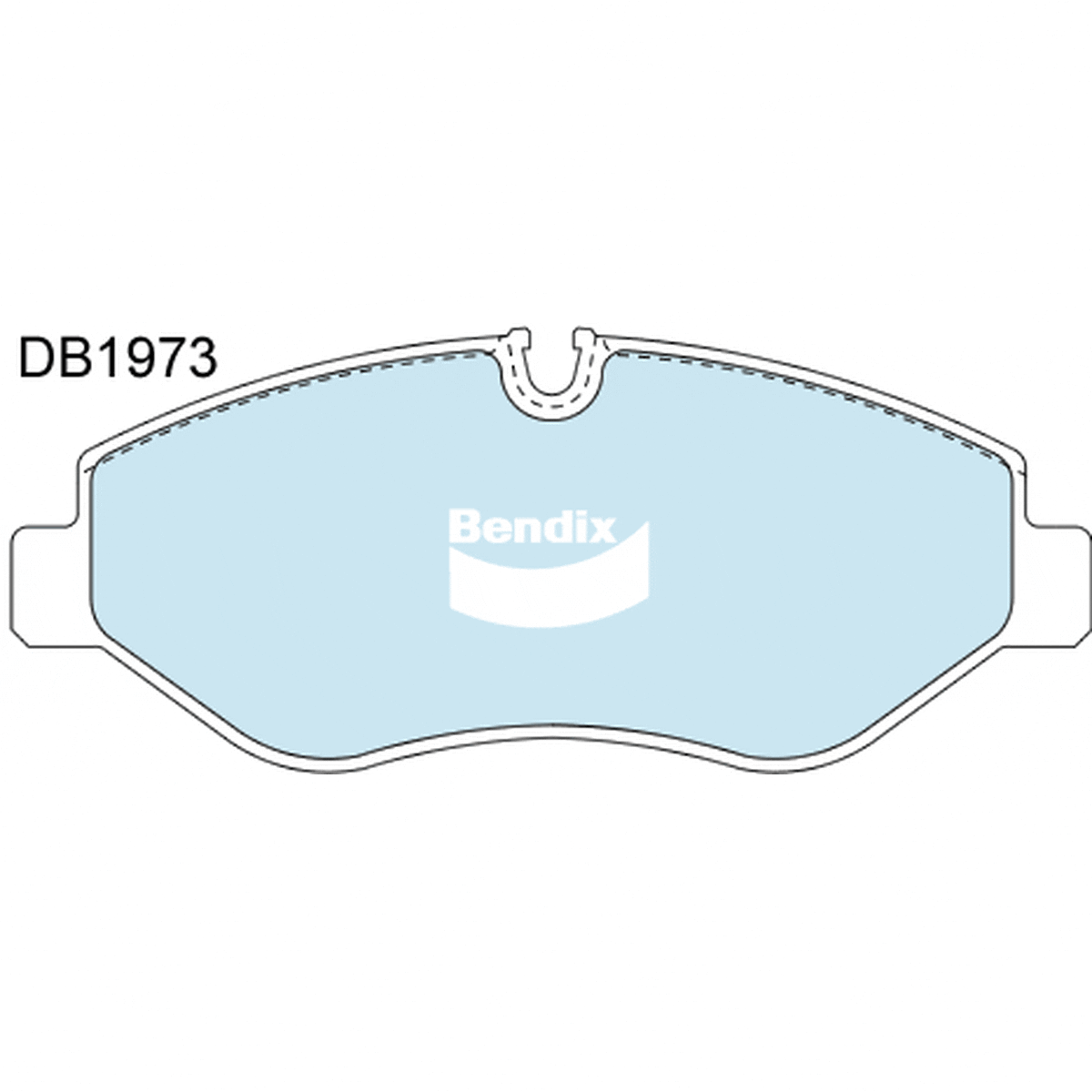 Bendix EURO Brake Pad Set Front DB1973 EURO+