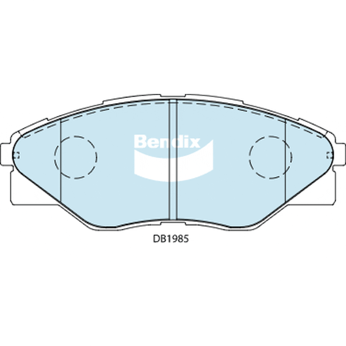 Bendix Heavy Duty Brake Pad Set Front DB1985 HD