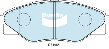 Bendix Protrans Brake Pad Set Front DB1985 PR