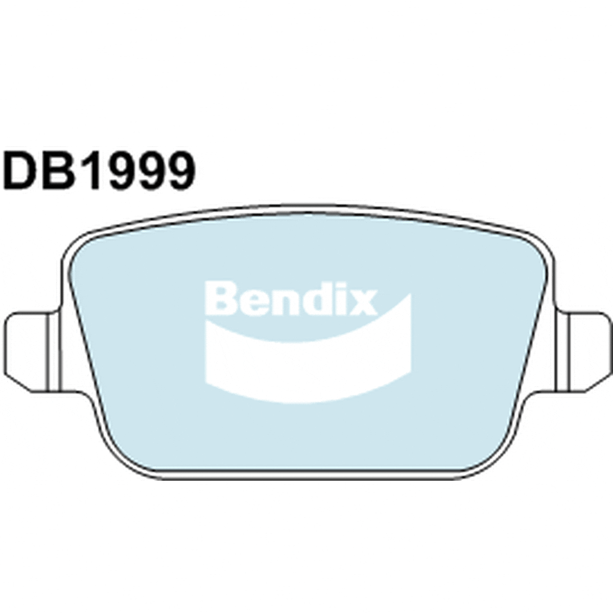 Bendix Heavy Duty Brake Pad Set Rear DB1999 HD