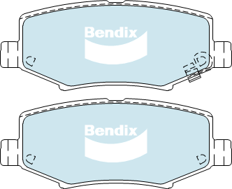 Bendix 4x4 Brake Pad Set Rear DB2003 -4WD