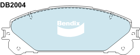 Bendix Heavy Duty Brake Pad Set Front DB2004 HD