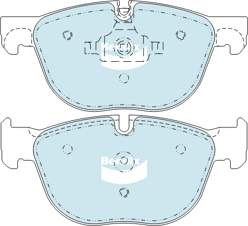 Bendix Heavy Duty Brake Pad Set Front DB2006 HD