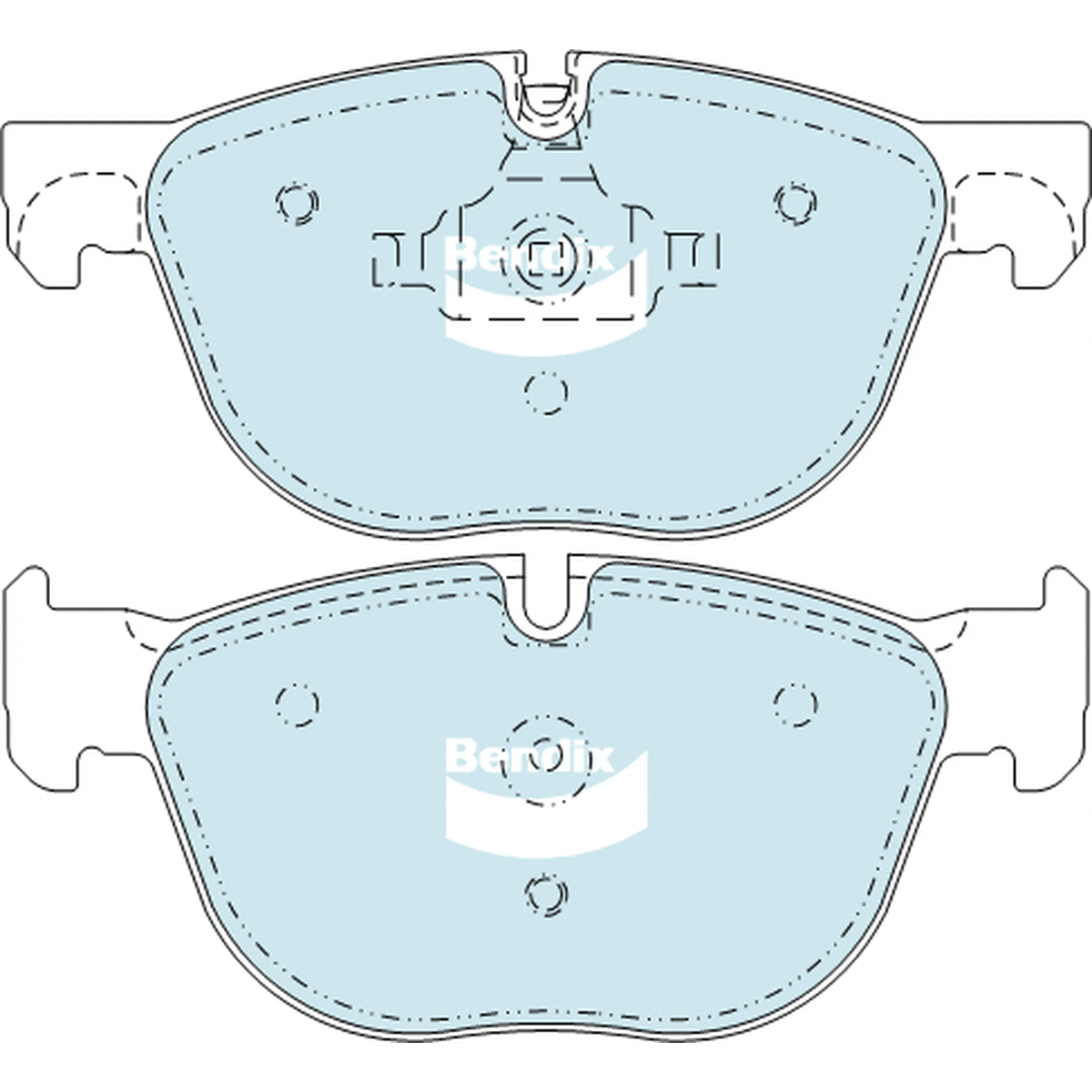 Bendix EURO Brake Pad Set Front DB2006 EURO+