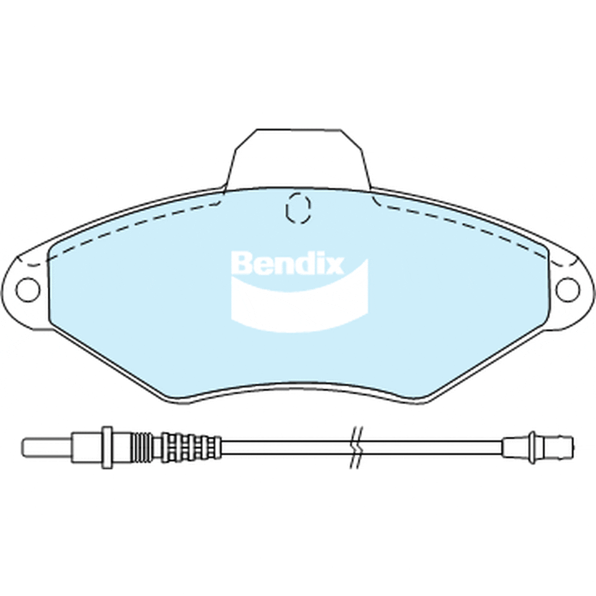 Bendix Heavy Duty Brake Pad Set Front DB2014 HD