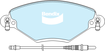 Bendix EURO Brake Pad Set Front DB2016 EURO+