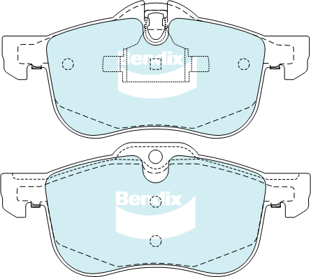 Bendix EURO Brake Pad Set Front DB2022 EURO+