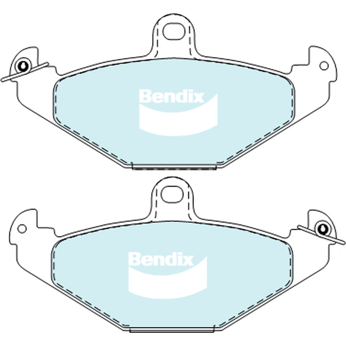 Bendix Heavy Duty Brake Pad Set Rear DB2028 HD