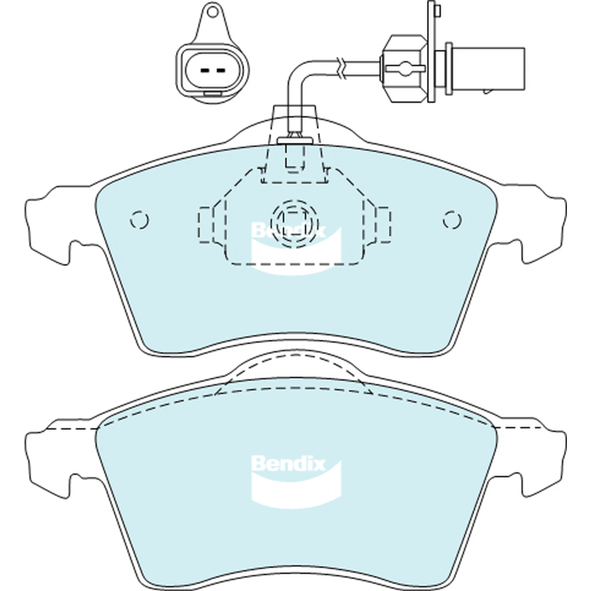Bendix EURO Brake Pad Set Front DB2031 EURO+