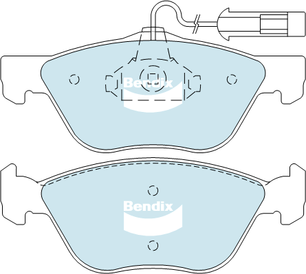 Bendix Heavy Duty Brake Pad Set Front DB2036 HD