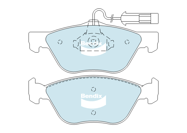 Bendix EURO Brake Pad Set Front DB2036 EURO+
