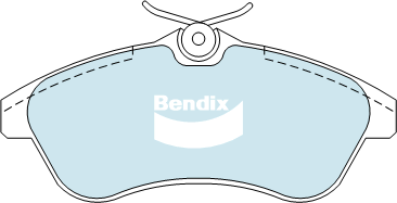Bendix EURO Brake Pad Set Front DB2043 EURO+