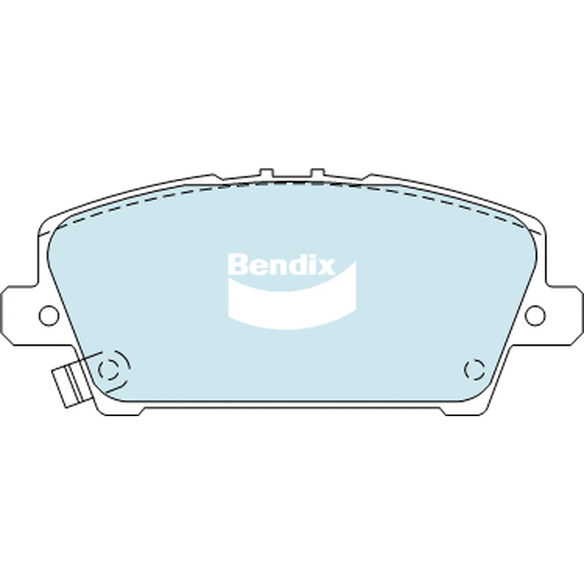 Bendix General CT Brake Pad Set Front DB2047 GCT