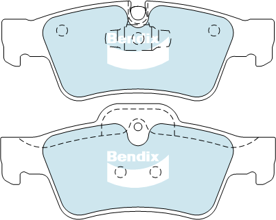 Bendix EURO Brake Pad Set Rear DB2049 EURO+