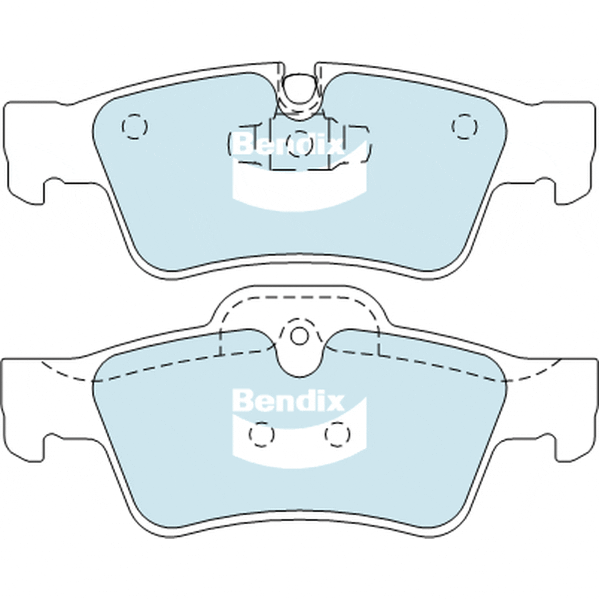 Bendix Heavy Duty Brake Pad Set Rear DB2049 HD
