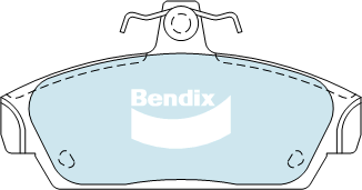 Bendix Heavy Duty Brake Pad Set Front DB2053 HD