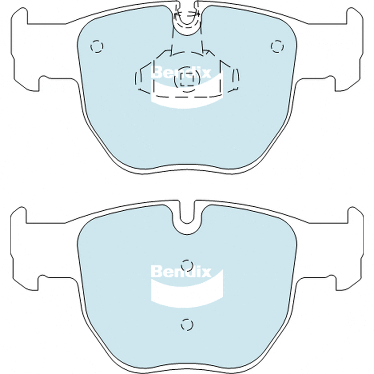 Bendix Heavy Duty Brake Pad Set Front DB2054 HD
