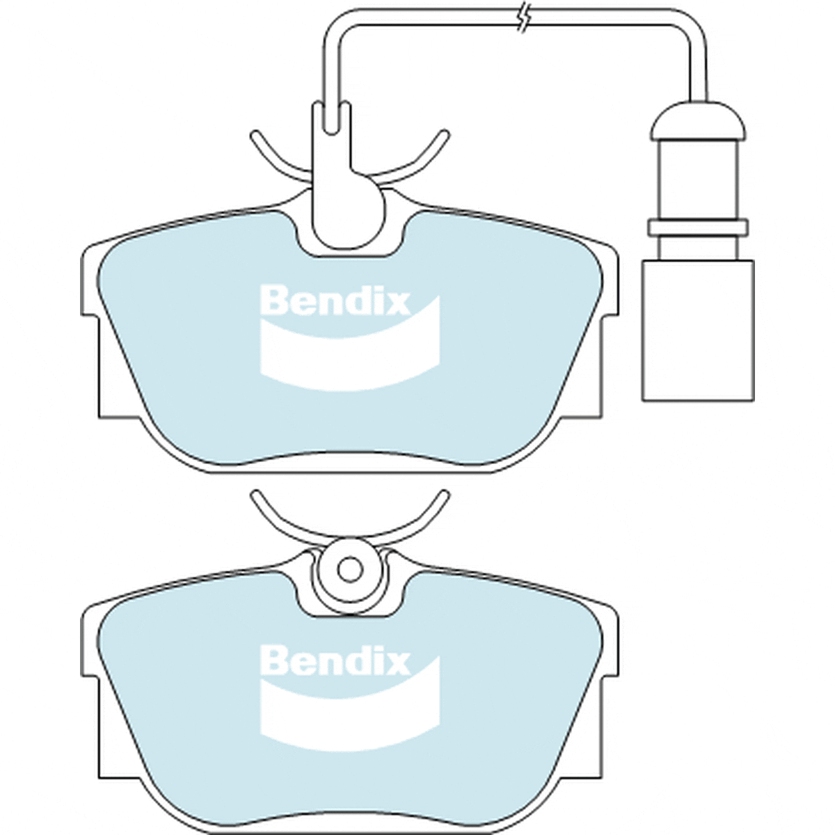 Bendix Heavy Duty Brake Pad Set Rear DB2055 HD