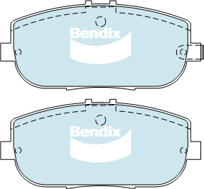 Bendix General CT Brake Pad Set Rear DB2064 GCT