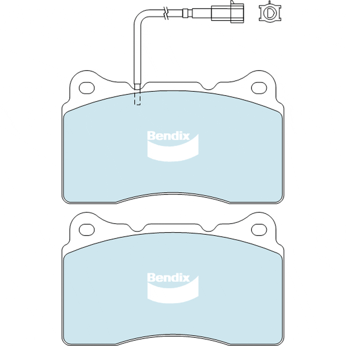 Bendix General CT Brake Pad Set Front DB2067 GCT