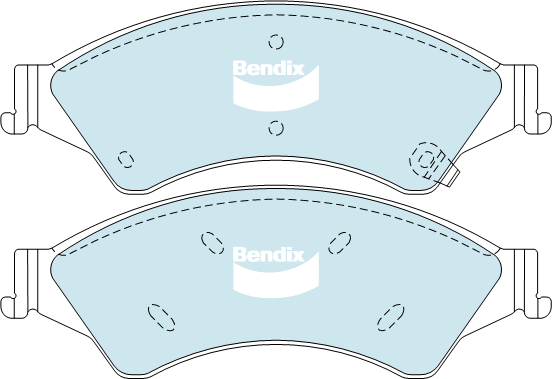 Bendix Ultimate 4WD Brake Pad Set Front DB2074 ULT4WD