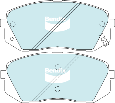 Bendix Heavy Duty Brake Pad Set Front DB2174 HD