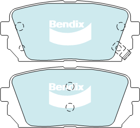 Bendix Heavy Duty Brake Pad Set Rear DB2175 HD